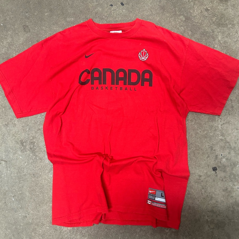Vintage Nike Team Canada Basketball Steve Nash Shirt